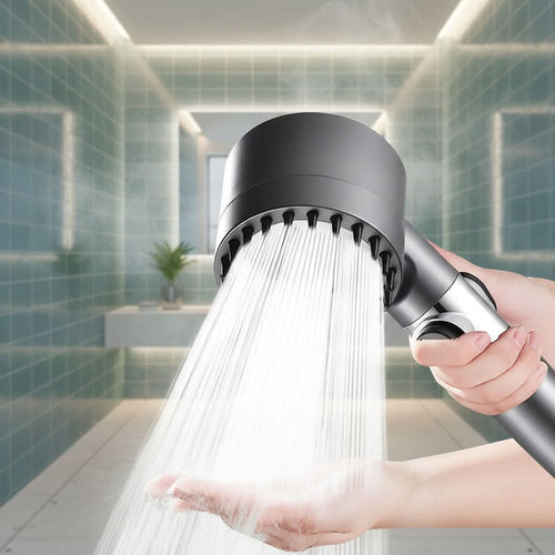 High-Pressure Showerhead with 9-Stage Water Filtration System