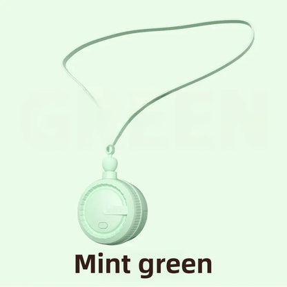 Portable Neck Fan | Rechargeable via USB | 6.4 x 6.4 x 4.8 cm | 3 Speed Levels