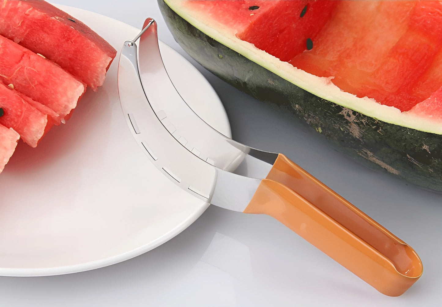 Stainless Steel Watermelon Slicer - Juicy Cutter