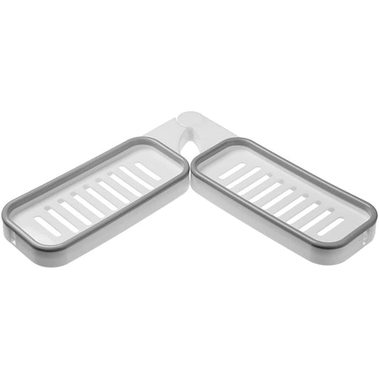 Corner Rack for Bathroom – 180° Rotating, No Punch Installation