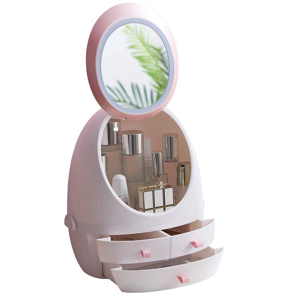 Illuminate Your Beauty: Elegant Makeup Organizer