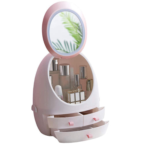 Illuminate Your Beauty: Elegant Makeup Organizer