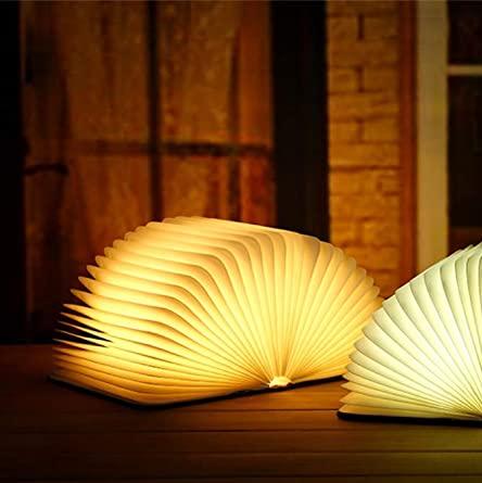 Touch-Control Ambient Light - LED Table Lamp in Book Design