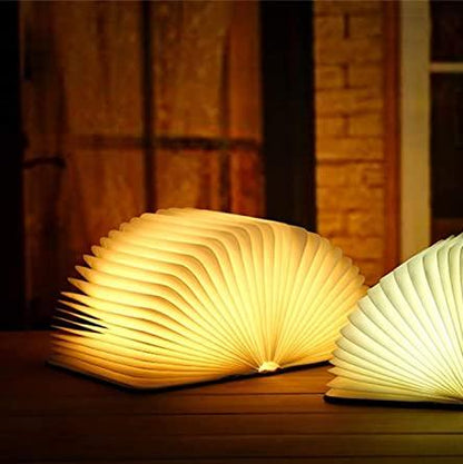Touch-Control Ambient Light - LED Table Lamp in Book Design