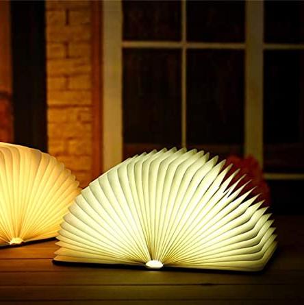 Touch-Control Ambient Light - LED Table Lamp in Book Design