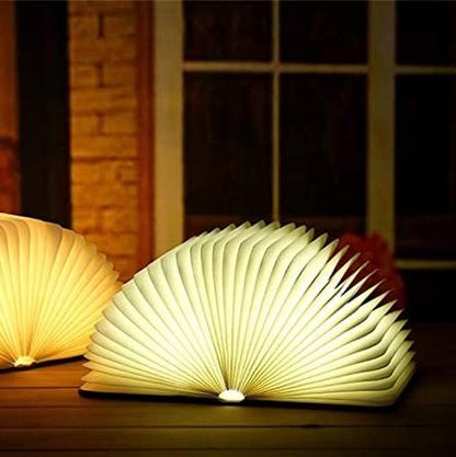 Touch-Control Ambient Light - LED Table Lamp in Book Design