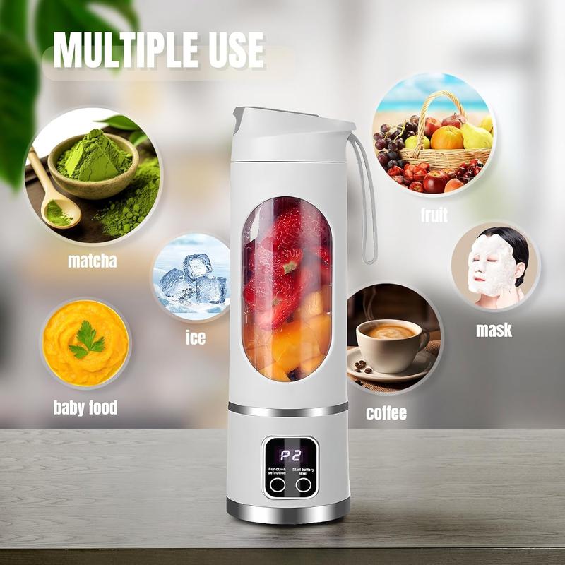 Smart Juicer Blender with Leak-Proof Design and LED for Smoothies and Baby Food