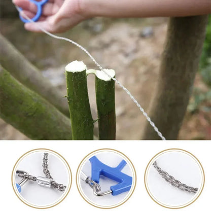 Lightweight Wire Saw for Effortless Outdoor Branch Cutting