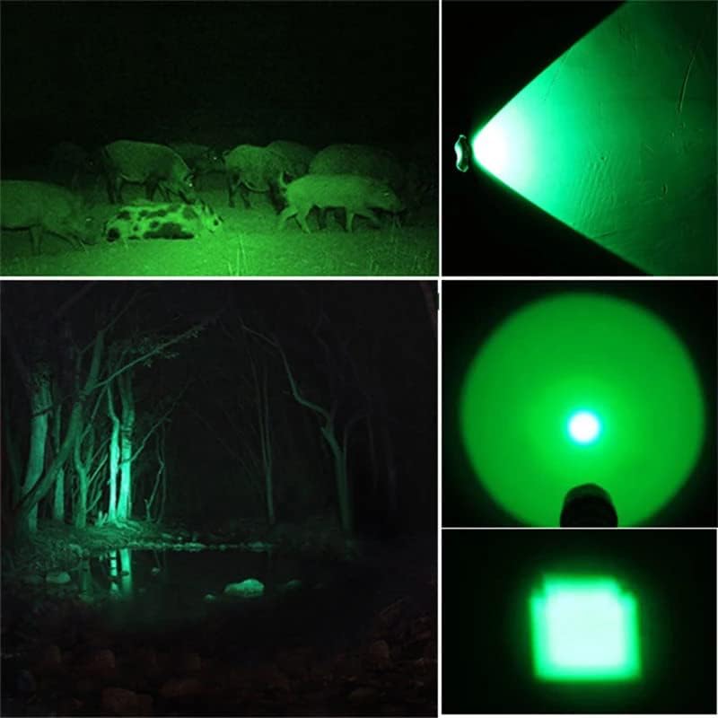 Rechargeable LED Headlamp – White, Red, Green Light, USB & Battery