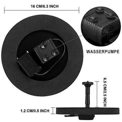 Solar Fountain Pump for Water Features – Ideal for Ponds, Birdbaths, Gardens