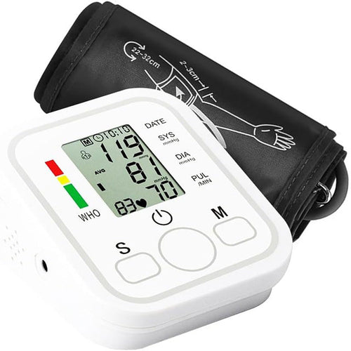 Easy-to-Read Blood Pressure Monitor for Upper Arm Use