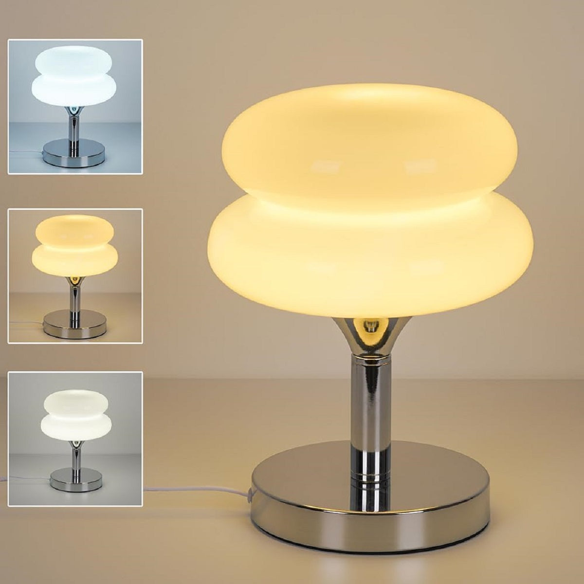 Nordic Mushroom Lamp with Dimmable Brightness – Retro Table Light