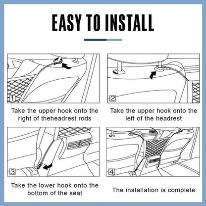 Versatile Elastic Cargo Net for Safe Driving
