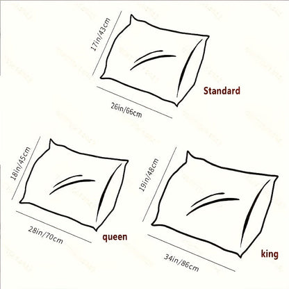 Cooling Bed Pillows for Sleepers – 2-Pack Microfiber Cover for Side, Stomach, Back