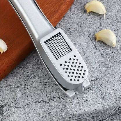 Efficient Garlic Crusher & Chopper in Durable Aluminum