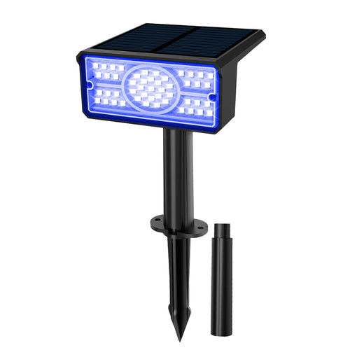 Solar LED Spotlight | 49 LEDs | Waterproof IP65 | 3000K/6000K/Green/Blue Light Options