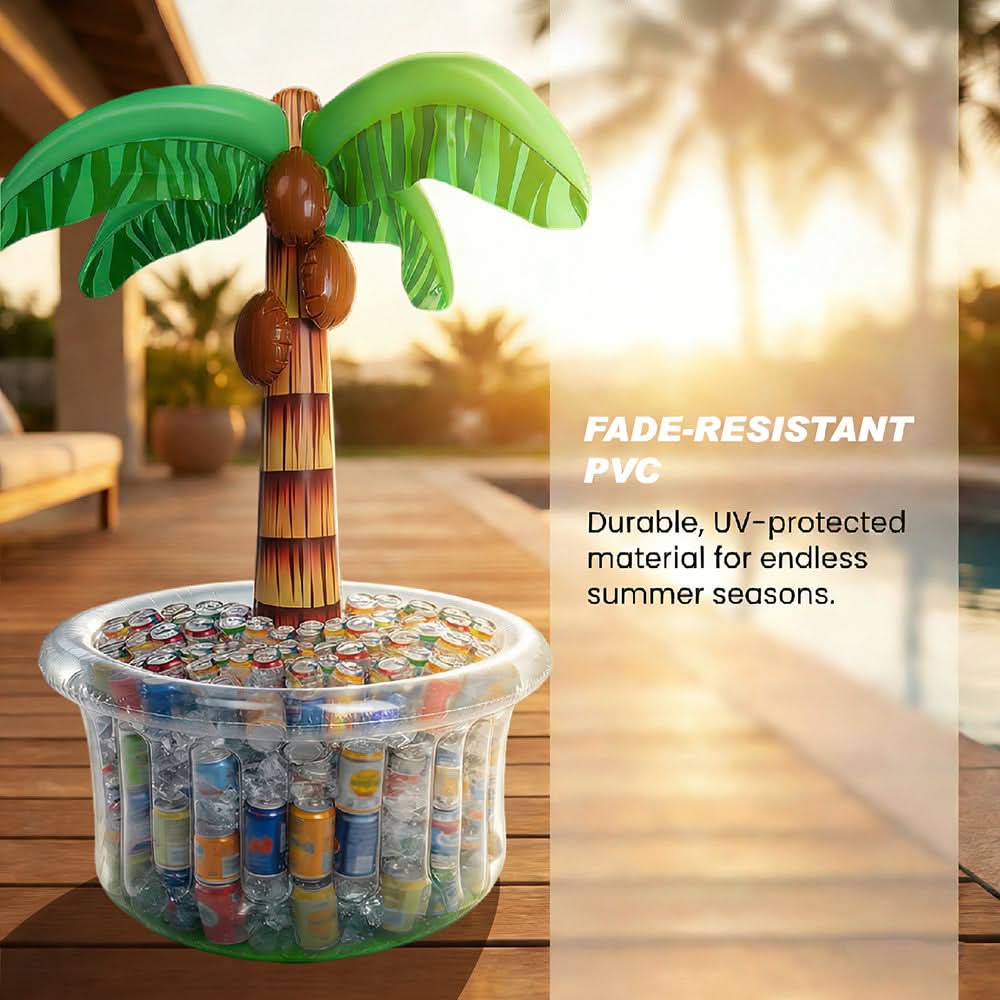 Inflatable Ice Bucket Cooler in Coconut Tree Design
