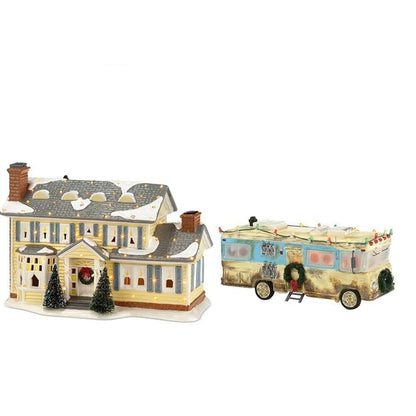 Christmas Village Ceramic Set Inspired by National Lampoon's Vacation