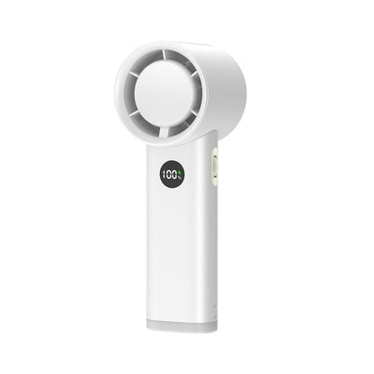 Handheld Fan with LED Light – 3600mAh USB Rechargeable