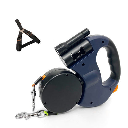 Tangle-Free Control for Safe Night Walks with Your Dog
