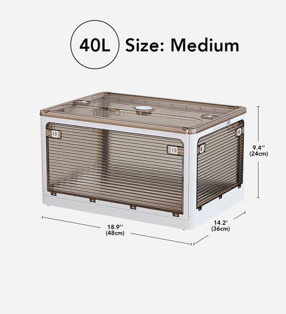 Versatile Collapsible Clear Storage Organizer