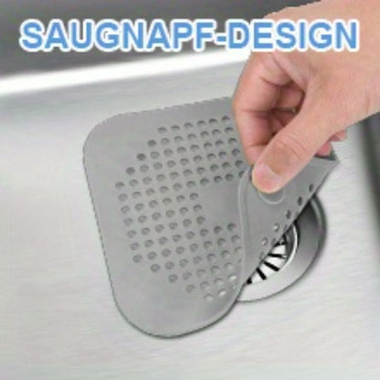 Silicone Drain Protectors - 4 Pack | Hair Catchers with Suction Cups
