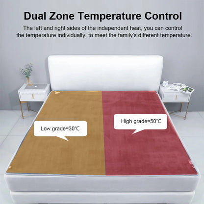 Electric Heating Blanket with Thermostat Control | Double Size | 220V EU Plug