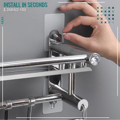 5+5 FREE | MountEase - Screw Hooks Without Drilling [Last Day Discount]
