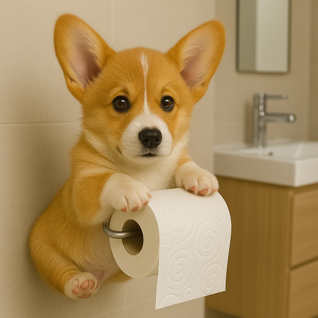 PawRoll – The Cutest Companion for Your Bathroom!