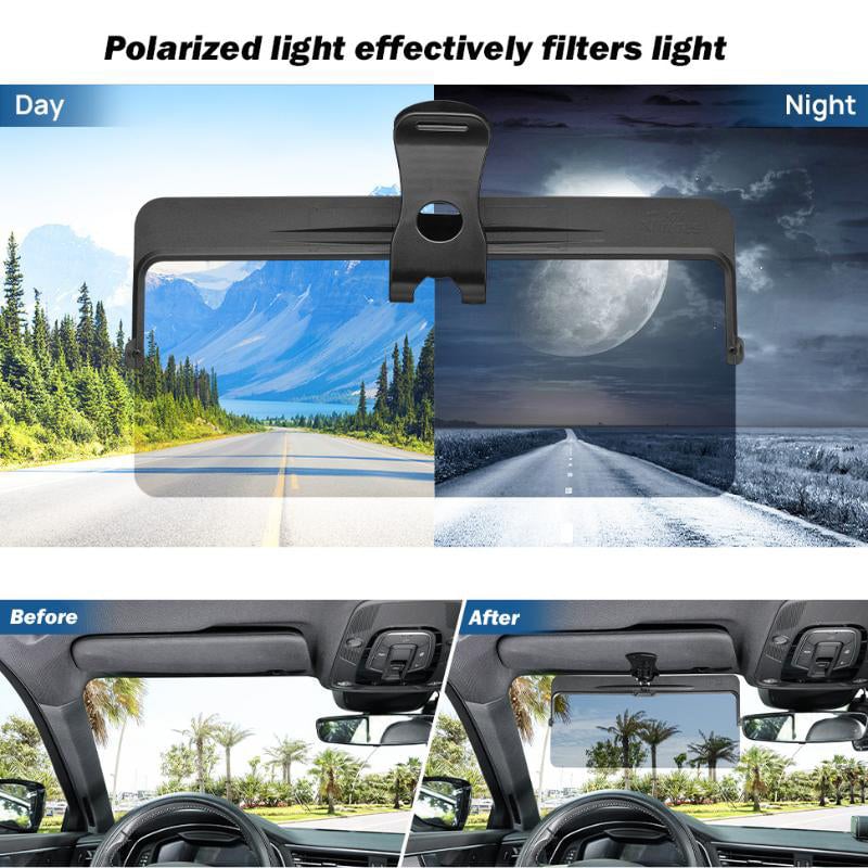 Auto Sunshade with Polarized Glare Protection