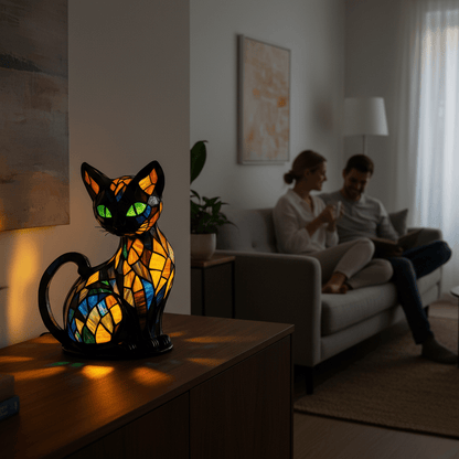 Whimsical Night Light for Cats