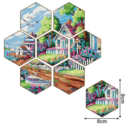 Creative Coasters to Beautify Your Home - Honeycomb Design