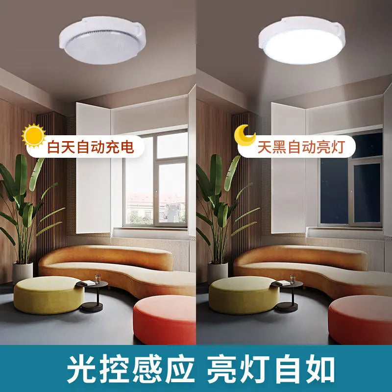 Solar Pendant Light | Wireless Indoor & Outdoor Ceiling Lamp | Solar-Powered Garden and Hall Lighting