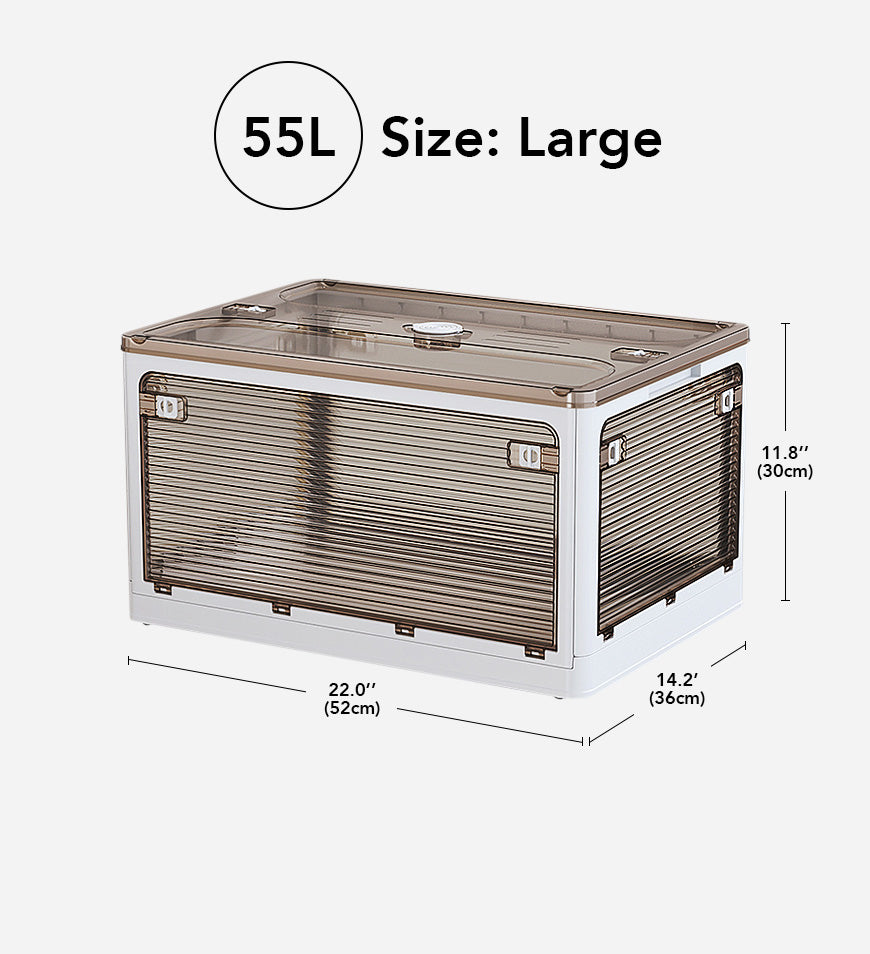 Versatile Collapsible Clear Storage Organizer
