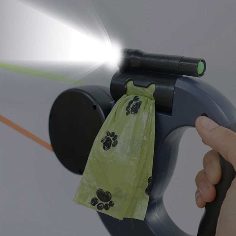 Tangle-Free Control for Safe Night Walks with Your Dog