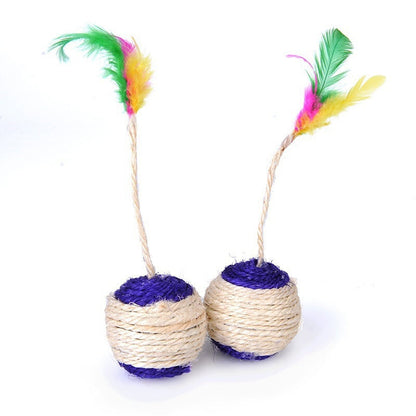 Interactive Ball Toy for Cats - Scratching Play Accessory