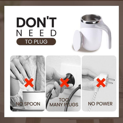 Discount on Set of 2 | Self-Stirring Coffee Mug