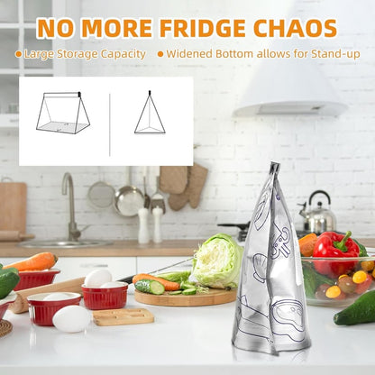 EcoSeal – Reusable Food Storage Bags for Freshness