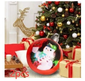 60cm Inflatable Outdoor Christmas Ball – Weatherproof PVC Decoration