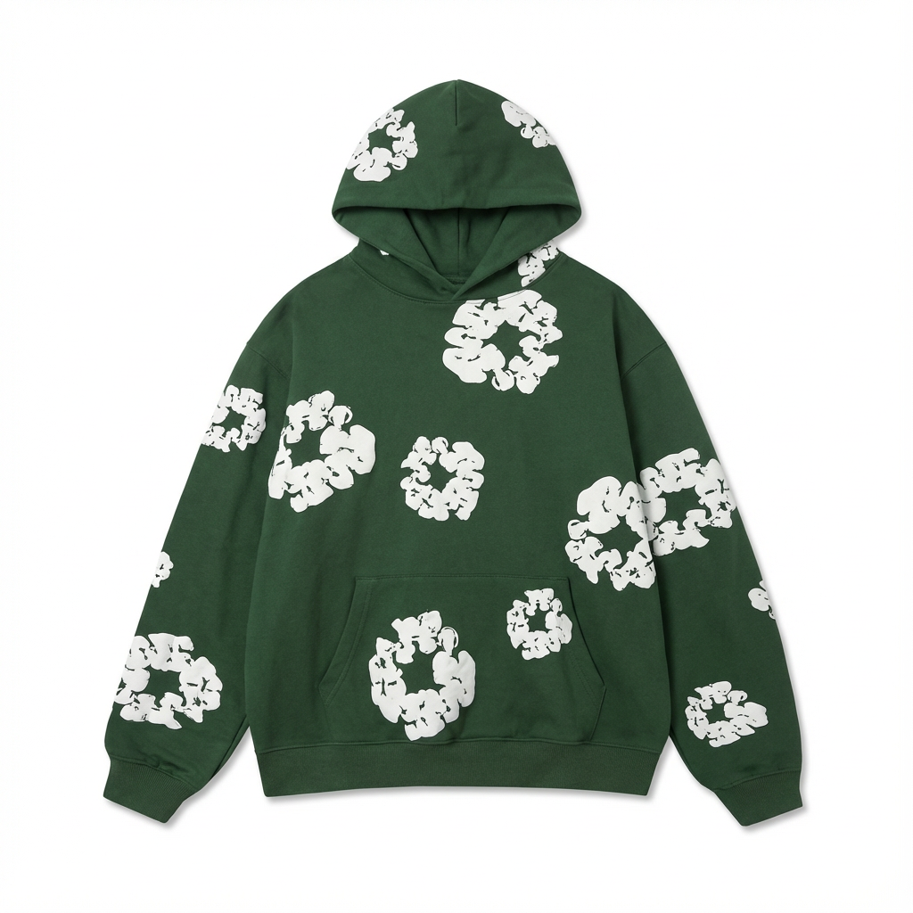 Chic Spring Sweatshirt for Men – Elegant Floral Design and Comfort