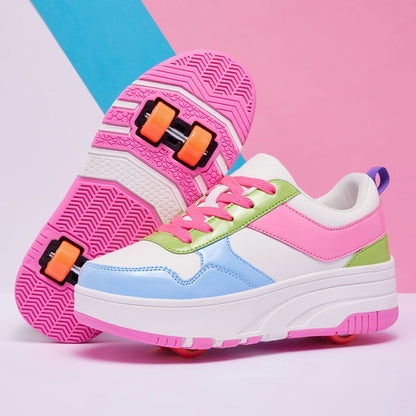 Patchwork Design Outdoor Sneakers for Walking