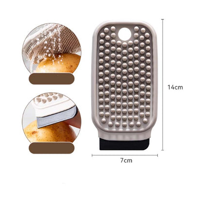 Effortless Scratch-Free Kitchen Cleaning with Dual Scrubber
