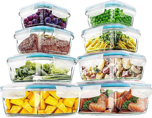 Borosilicate Glass Lunchbox - Bento Style Container