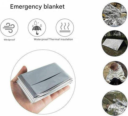 15-in-1 Outdoor and Emergency Survival Kit with Solar Light and Tools - Compact and Waterproof