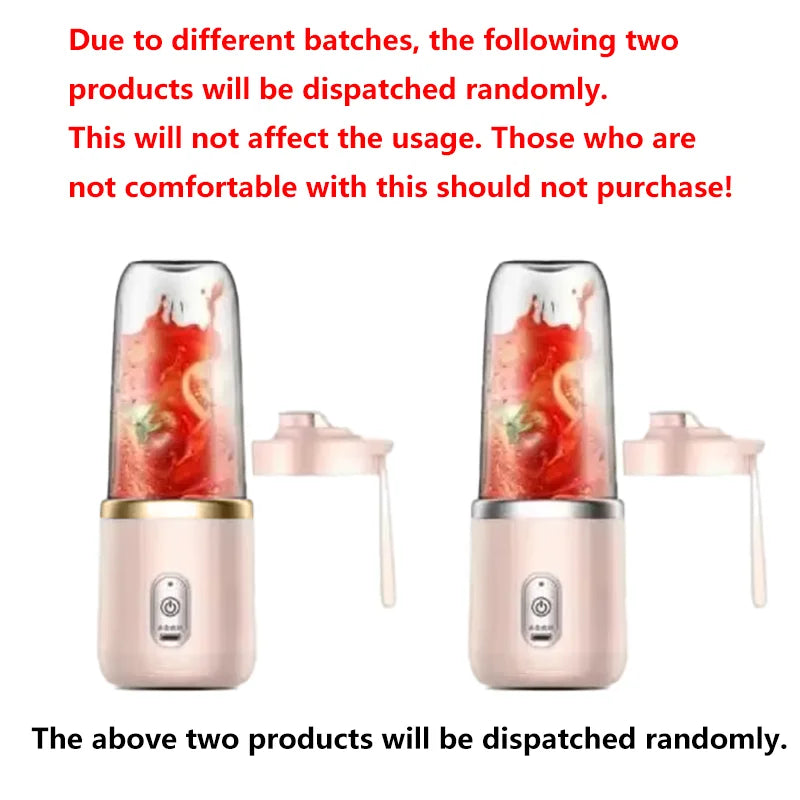 Portable Mini Blender with USB | Convenient Smoothie Maker for Travel | Single and Double Cup Options