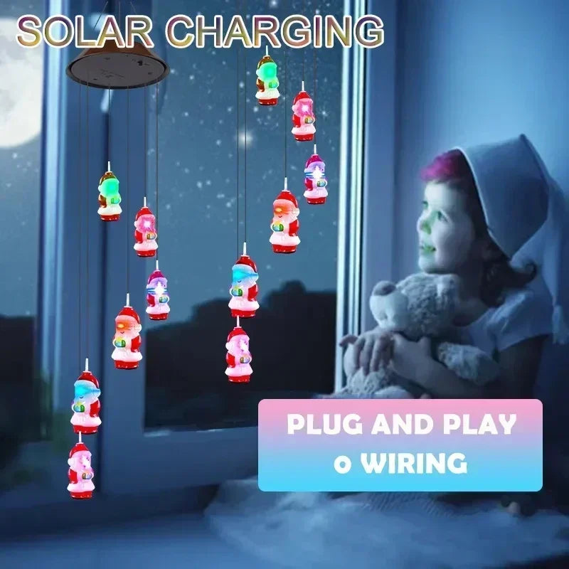 Solar LED Christmas Ball Garden Decoration | 6-Color Waterproof Light