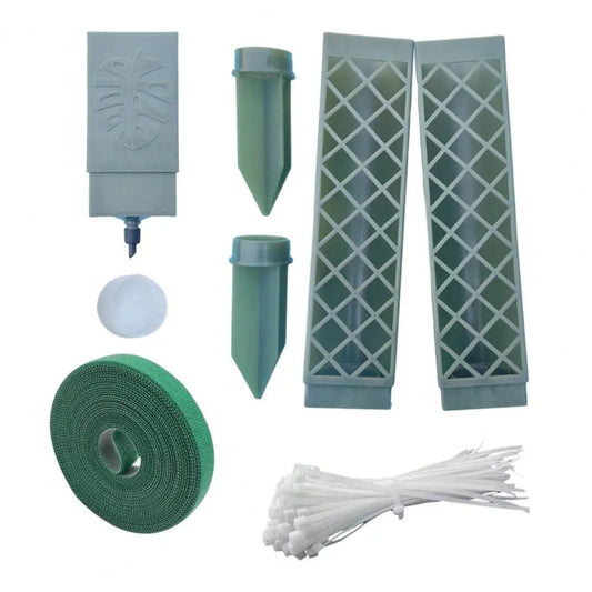 D-Shape Plant Support Grid Set | Semi-Transparent | Self-Watering | Stackable