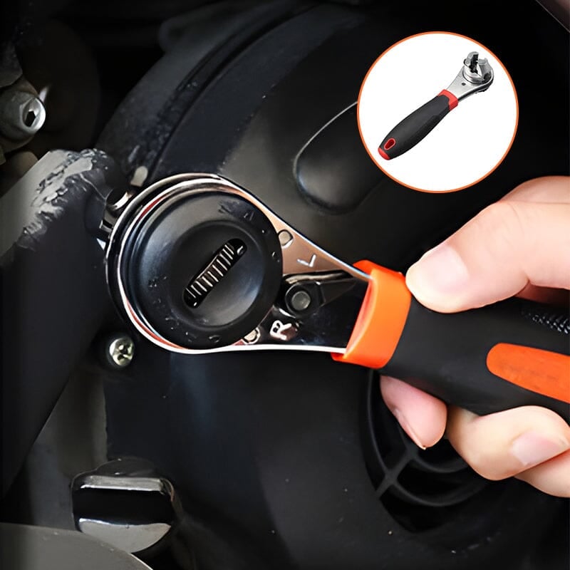 Versatile 360° Adjustable Wrench | Non-Slip Grip for Tight Spaces