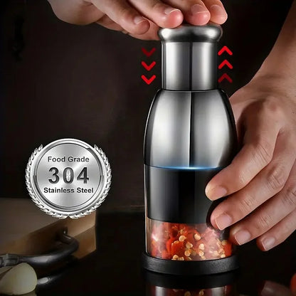 Onion and Garlic Chopper - Manual Press Cutter