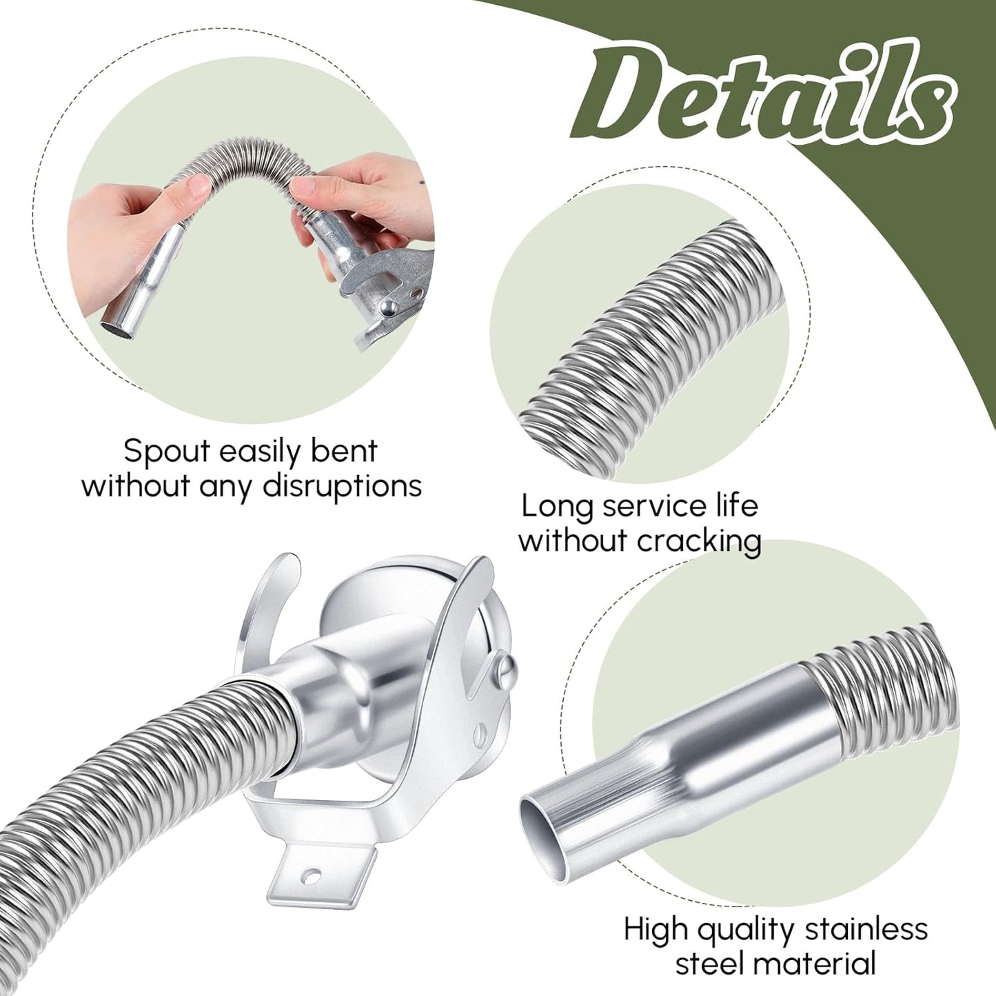 Stainless Steel Fuel Transfer Hose for Effortless Refueling